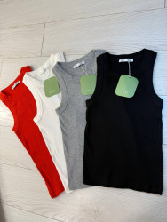 Майки женские (белый) оптом 87403125 966-14