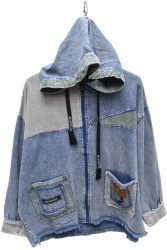 Куртки джинсові жіночі БАТАЛ оптом