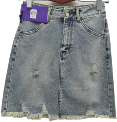 Спідниці джинсові жіночі LDMJS оптом LDM 