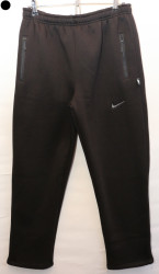 Спортивные штаны мужские на флисе (черный) оптом Турция 51346092 03-6