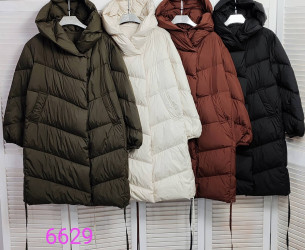 Куртки зимние женские (черный) оптом Китай 23457689 6629-56