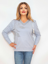 Свитера женские БАТАЛ оптом SVET LANA 98031762 85-36