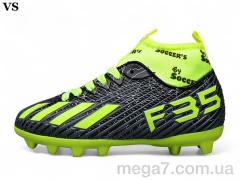 Футбольная обувь, VS оптом Soccer 02 black-green
