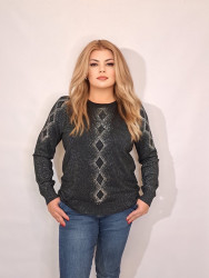 Свитера женские БАТАЛ оптом 75294186 9-0-60