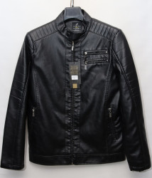 Куртки кожзам мужские FUDIAO (black) оптом 39871026 1857-96