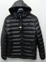 Куртки зимние кожзам мужские FUDIAO (black) оптом 19427365 6839-12