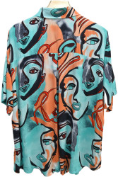 Рубашки женские БАТАЛ оптом 80529761 36950-5