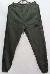 Спортивные штаны мужские на флисе (khaki) оптом 23689504 222-43