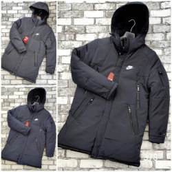 Куртки зимние мужские (серый) оптом Китай 59610473 01-1