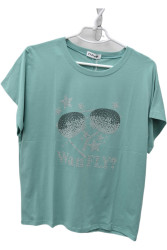 Футболки женские БАТАЛ оптом 73409218 1420-181