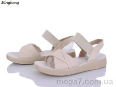 Босоножки, Minghong оптом M.L.V. Minghong	 7718 beige