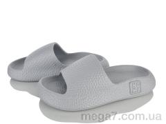 Шлепки, Захар-Gold оптом T2023-8 grey піна