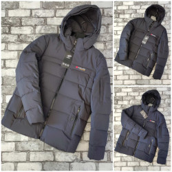 Куртки зимние мужские (серый) оптом Китай 27013865 19-62