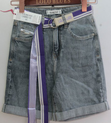 Шорты джинсовые женские LOLOBLUES оптом 73406152 L192-28