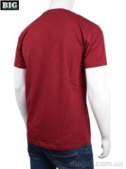 Футболка, BIG оптом 3707-0082-1 bordo