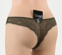 Трусы женские Acousma T6465H (  зелёно-бежевый  6 шт. )