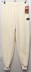 Спортивные штаны женские БАТАЛ на меху оптом 83742091 2038-13