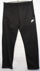 Спортивные штаны мужские на флисе (black) оптом 17493082 01-23