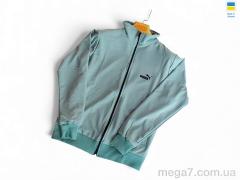 Кофта, Sport style оптом 501 PU морська хвиля