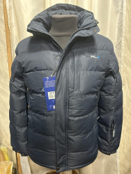 Куртки зимние мужские RLX БАТАЛ (синий) оптом 40396218 9910-2-10