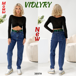 Джинсы МОМЫ женские оптом 65910743 3897-4