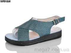Босоножки, Super Gear оптом A228-06 blue