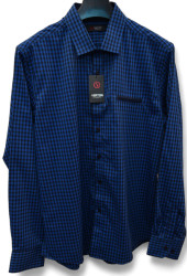 Рубашки юниор VERTON (темно-синий) оптом 75304128 12-246