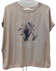 Футболки жіночі БАТАЛ оптом 