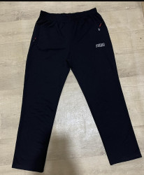 Спортивные штаны мужские БАТАЛ (черный) оптом 87453016 01-5