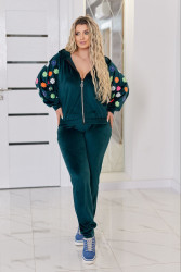 Спортивные костюмы женские ПОЛУБАТАЛ оптом 85203917 321-13