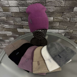 Шапки женские на флисе оптом 81730492 345-81