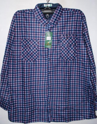 Рубашки мужские HETAI БАТАЛ на флисе оптом 78659342 А1671-1