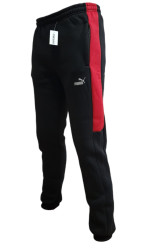 Спортивные штаны юниор на флисе (black) оптом 40295716 02-4