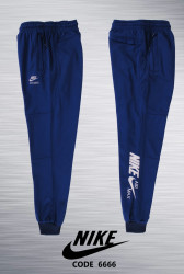Спортивные штаны мужские БАТАЛ (dark blue) оптом 38924170 6666-42