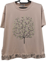 Футболки женские БАТАЛ оптом 51743298 739-100