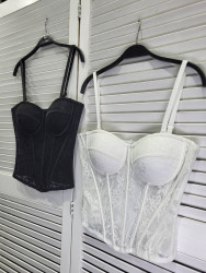 Корсеты женские (белые) оптом 01284659 5