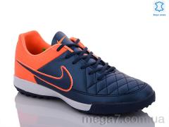 Футбольная обувь, Enigma оптом D03 navy-orange