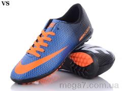 Футбольная обувь, VS оптом Nike Mercurial/ blue/orange(40-44)