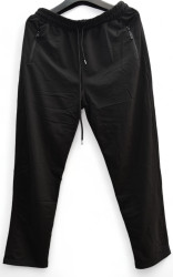 Спортивные штаны мужские БАТАЛ (черный) оптом Турция 63751098 01-11