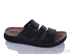 Шлепки, Oscar оптом 01-46 чорний к.
