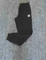 Спортивные штаны мужские на флисе (черный) оптом Турция 87025319 03-17
