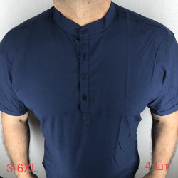 Рубашки мужские VARETTI БАТАЛ (dark blue) оптом 23847650 06-72