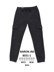 Джинси чоловічі на флісі BARONJNS оптом  