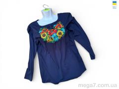Блузка, Sport style оптом 022 т.синій