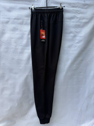 Спортивные штаны (чёрные) мужские оптом 19783546 68-24
