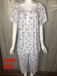 Ночные пижамы женские БАТАЛ оптом 03172846 309-38