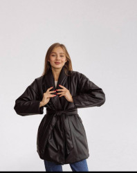 Куртки зимние женские (черный) оптом 49680521 888-2