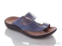 Шлепки, DeMur оптом K26-Ksoft P blue (24-30)