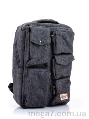 Рюкзак, Superbag оптом 9098 grey