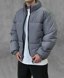 Куртки зимние мужские (серый) оптом 12503486 0544-3